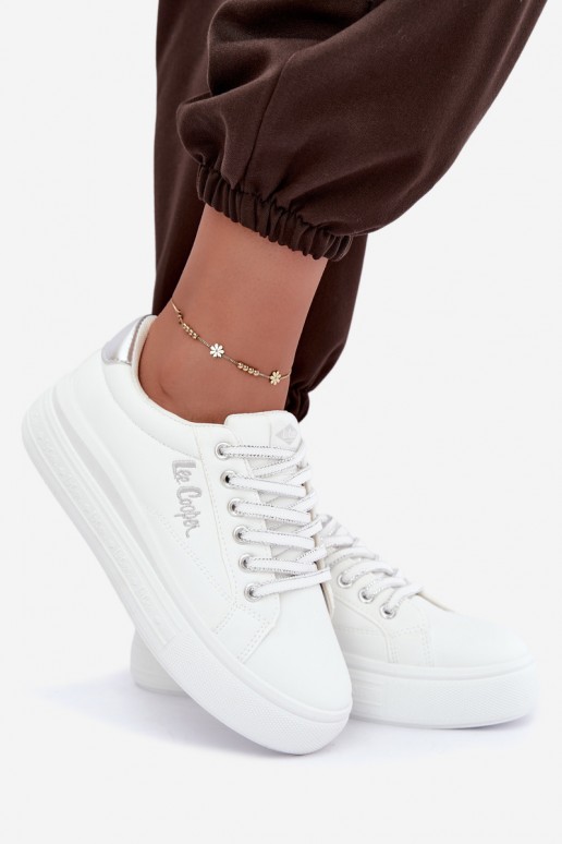 platform sneakers Lee Cooper LCJ-26-44-4561 in wit