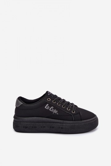 chaussures décontractées à plateforme Lee Cooper LCJ-26-44-4560 couleur noire 2