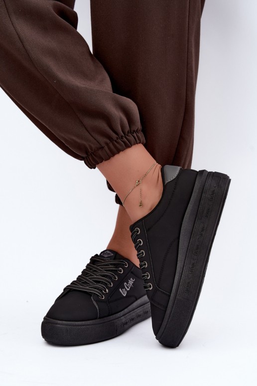Plattform Freizeitschuhe Lee Cooper LCJ-26-44-4560 in schwarz
