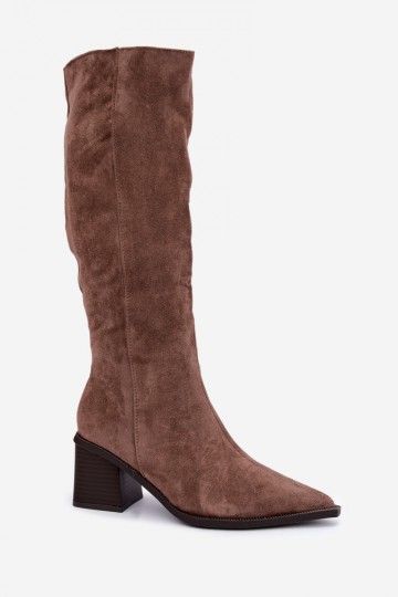 Bottes hautes chaudes en sable Isenna