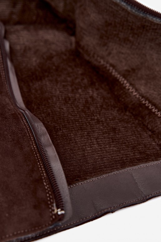 Bottes hautes chaudes en chocolat Isenna