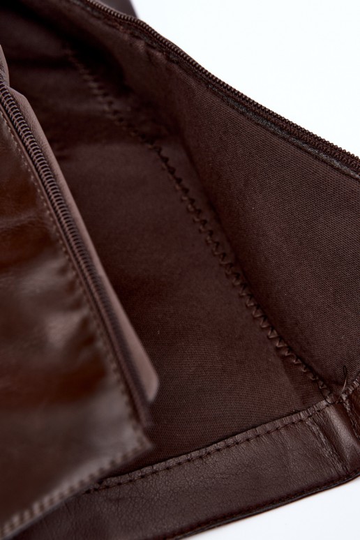 hohe Stiefel mit geschnürtem Schaft und dekorativen Schnürsenkeln in schokoladenfarbener Ausführung Pamina