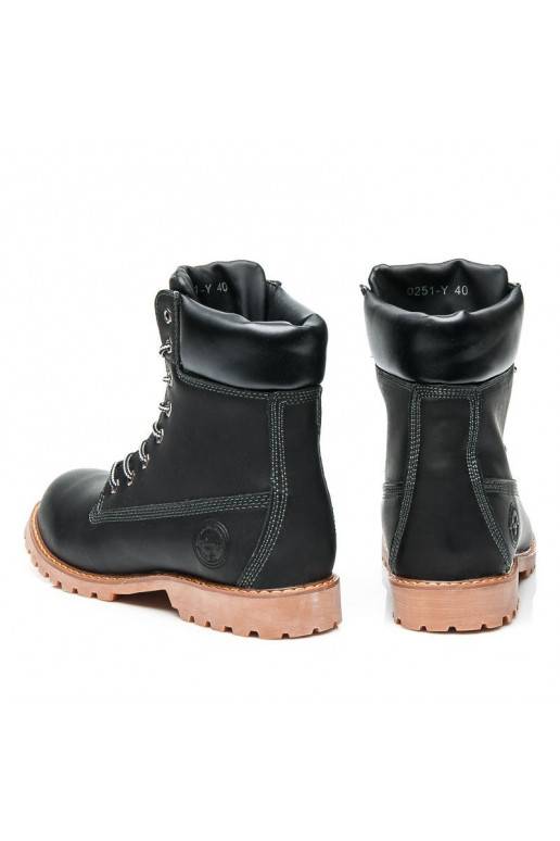 Stilingi juodi aulinukai 0251B / S3-46P  - 3