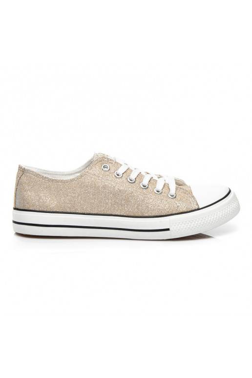 Glitter versierde sneakers Princess Gold BL42GO