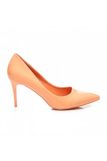 Klassische pfirsichfarbene Schuhe YES-366-1OR 2
