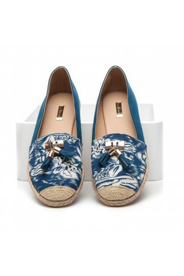 Espadrilles Jeans Blue Suede BL22-520BL 2