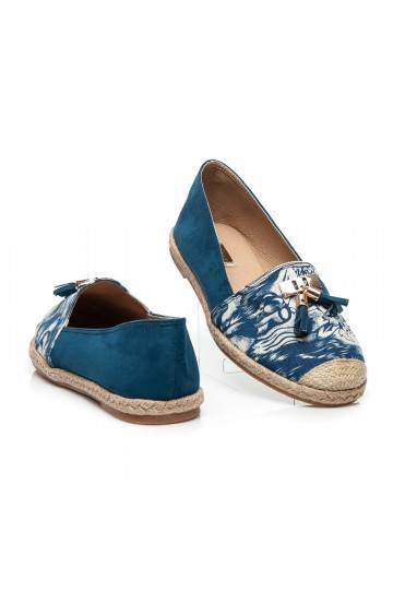 Espadrilles „Jeans Blue Wildleder“ BL22-520BL  - 5