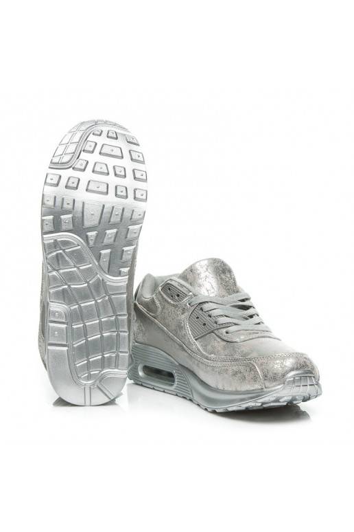 Massive silberne Sportschuhe 1-7S