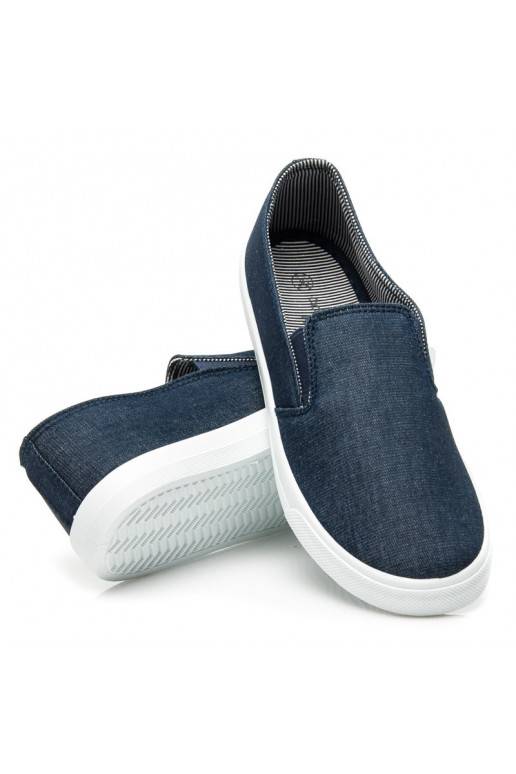 Chaussures Slip On en denim DD371H.BL