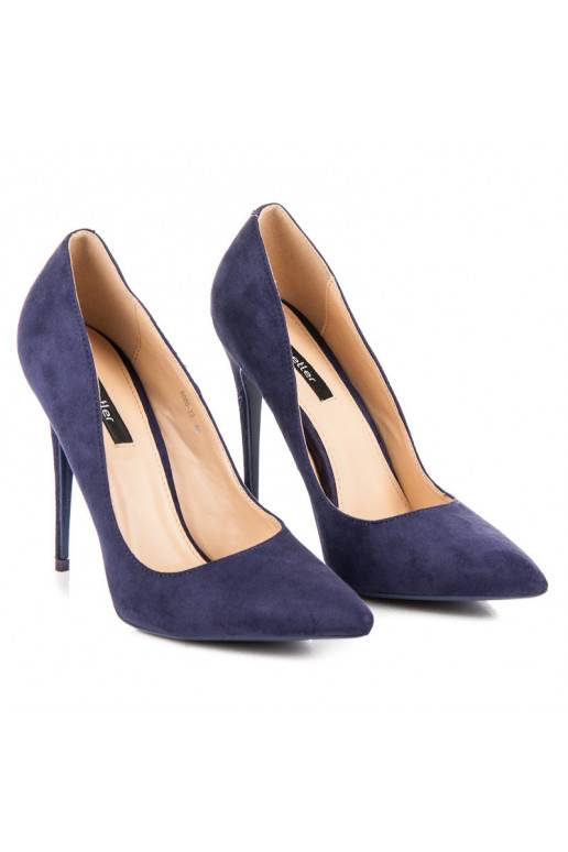 Indigo schoenen met hoge hakken van BETLER 5005-33D.PU  - 3