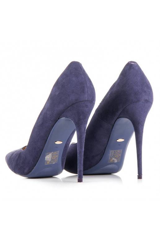 Indigofarbene Schuhe mit hohen Absätzen von BETLER 5005-33D.PU  - 5