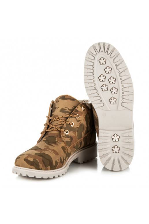 Camouflage-Öko-Lederstiefel, Modell „TIMBER“, von IDEAL W-3056C  - 4
