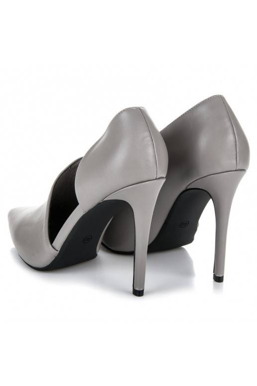 Asymmetrische exklusive hellgraue Schuhe von Seastar C82L.G  - 4