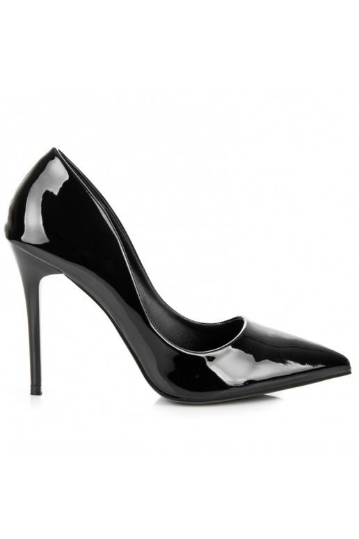Chaussures à talons hauts vernies noires