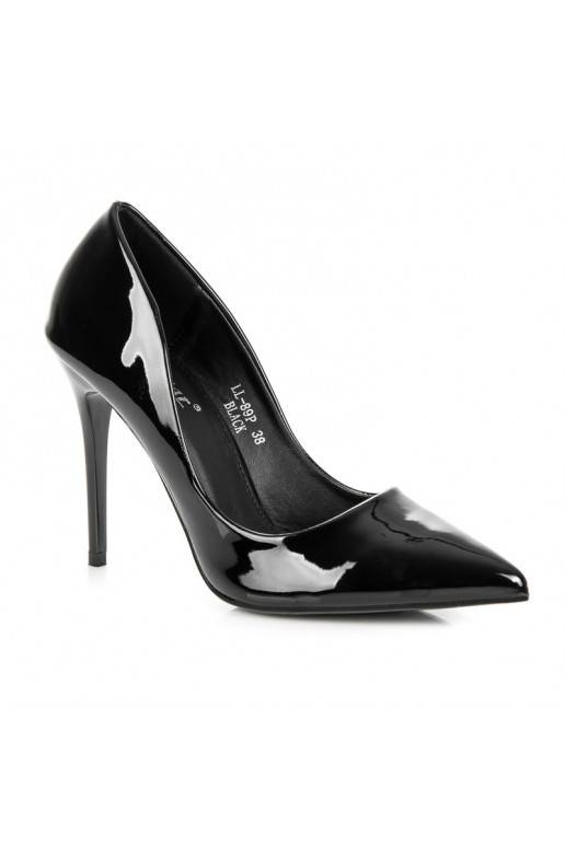 Chaussures à talons hauts vernies noires