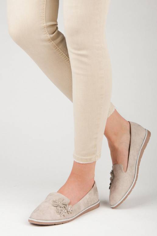 Beige heren met bloemapplicaties 668-20BE  - 5 Beige heren met bloemapplicaties 668-20BE  - 5