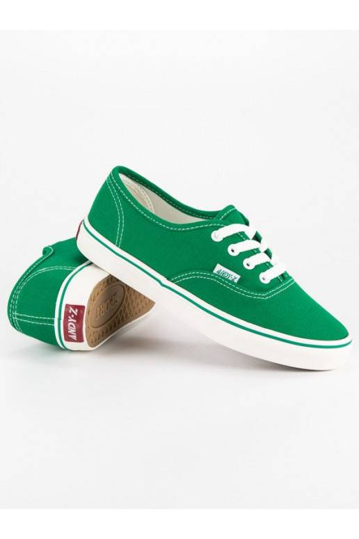 Chaussures de loisirs femme vertes Andy Z A8865GR