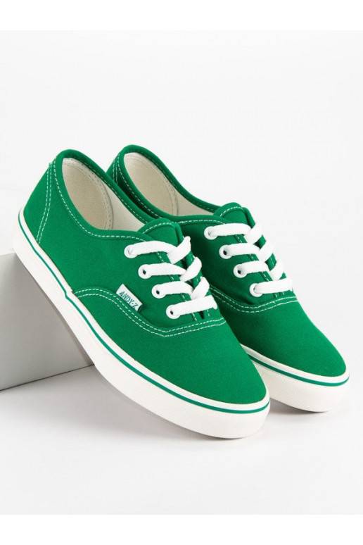 Groene dames vrijetijdsschoenen Andy Z A8865GR  - 2