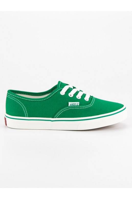 Chaussures de loisirs femme vertes Andy Z A8865GR