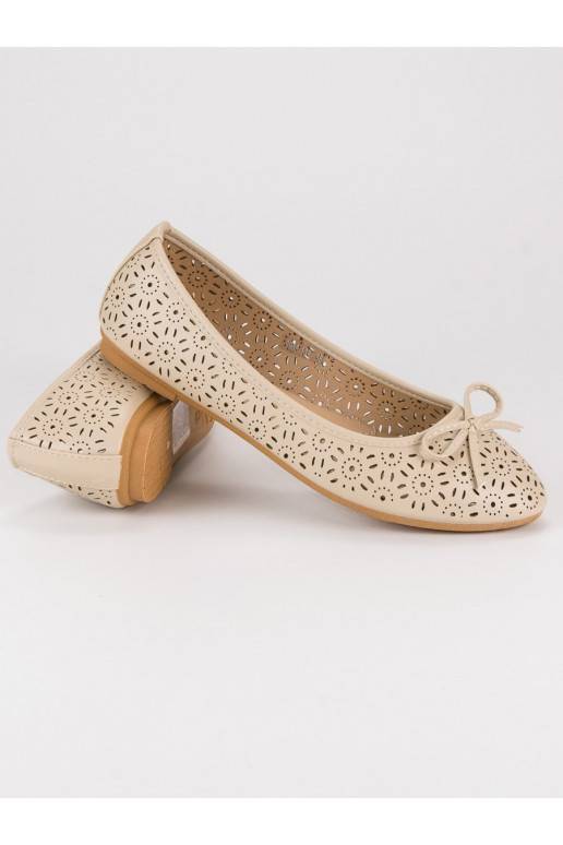 Beige Ballerinas Diamantique Sun Ornaments 9988-139BE  - 7