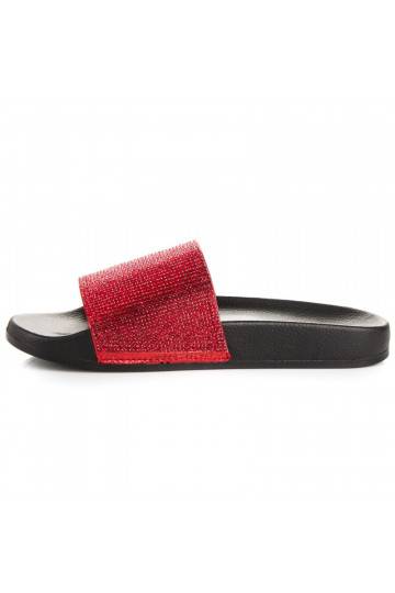 Chaussons rouges scintillants 878R 2