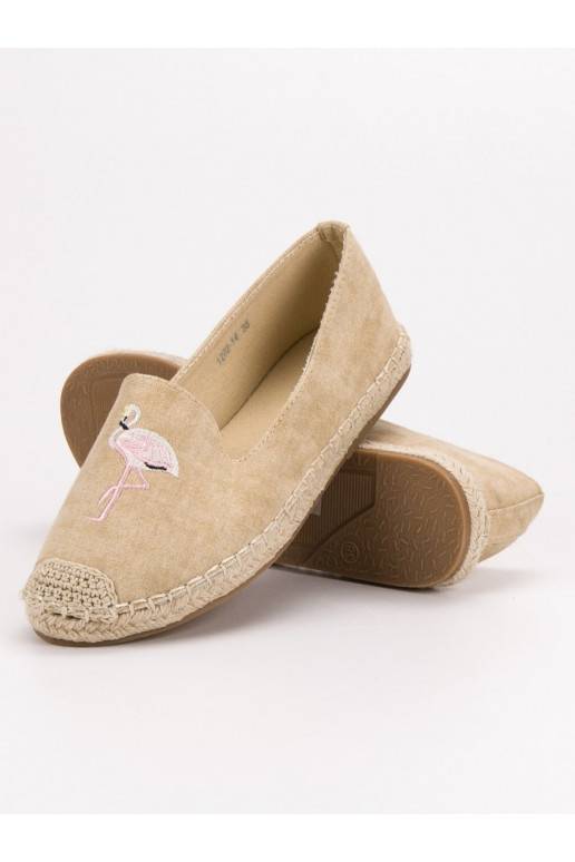espadrilles met flamingo's VICES 1202-14BE  - 3 espadrilles met flamingo's VICES 1202-14BE  - 3