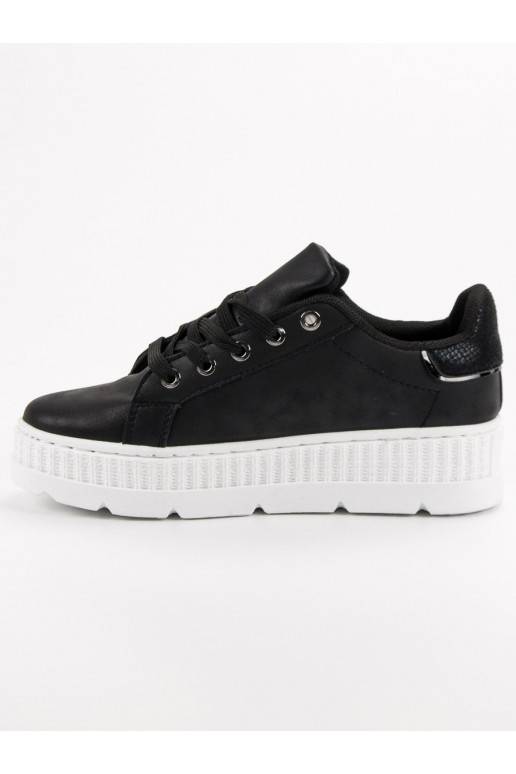 Chaussures à plateforme noires