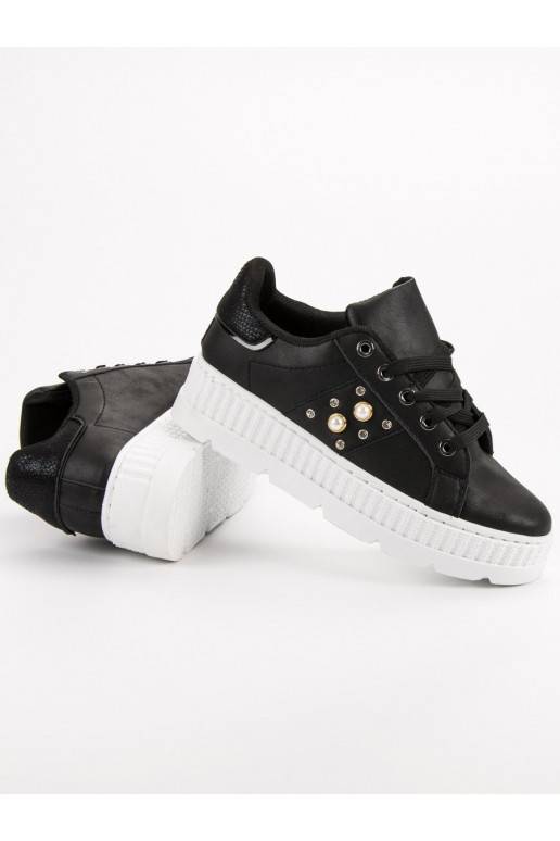Chaussures à plateforme noires