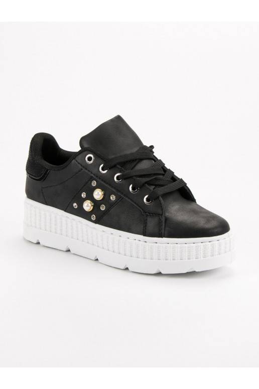 Chaussures à plateforme noires