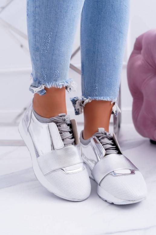 Lu Boo zilveren sportschoenen Madoni BAT_980-10 SILVER LU BOO - 1