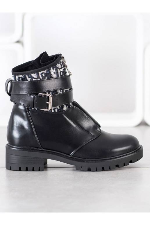 Modische Stiefel mit Reißverschlüssen BAT_NC1051B