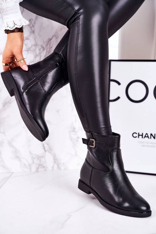 Beheizte Stiefel mit Schnallen in Schwarz J.STAR But - 3 Beheizte Stiefel mit Schnallen in Schwarz J.STAR But - 3