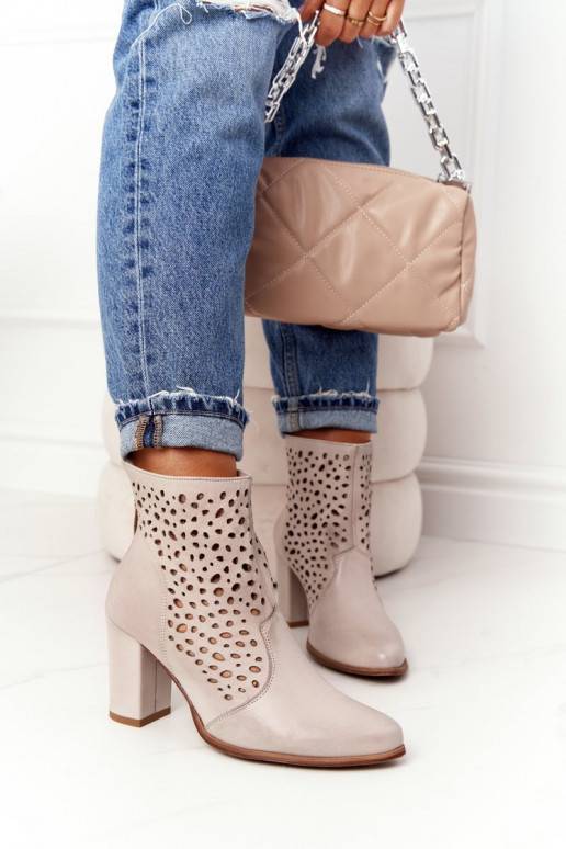 su aužūro elementais iš natūralios odos Aulinukai su kulniukais Exquisite 1219 kapučino spalvos Exquisite - 4 su aužūro elementais iš natūralios odos Aulinukai su kulniukais Exquisite 1219 kapučino spalvos Exquisite - 4