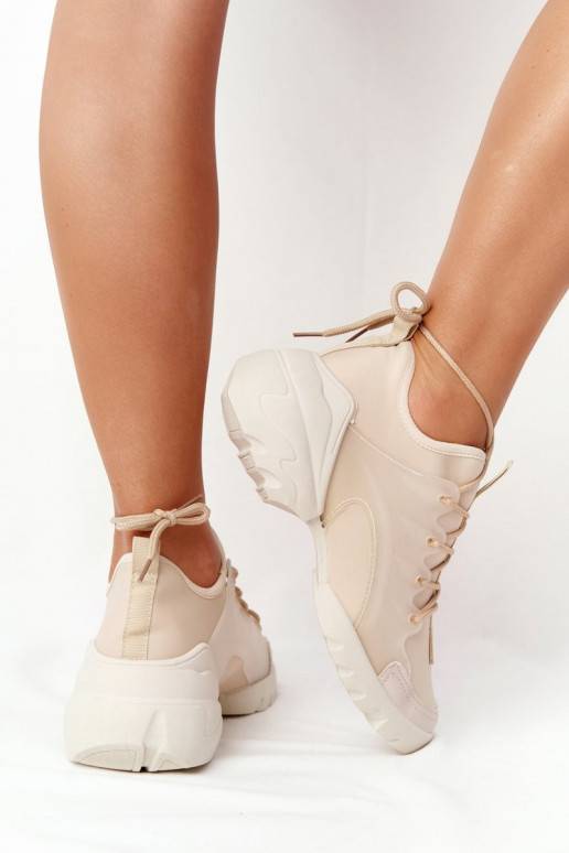 Chaussures de loisirs élégantes beige Born This Way