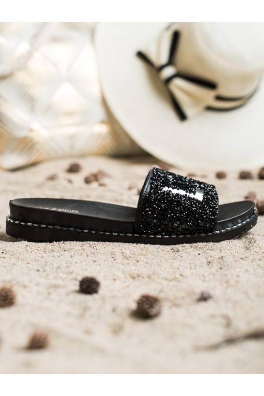 Slippers met plateau LOVE Slippers met plateau LOVE