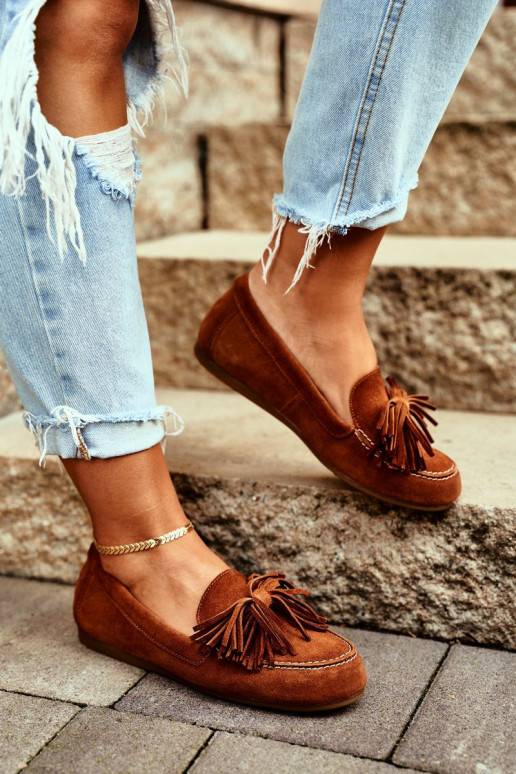 Mocassins Cuir naturel couleur marron... Mocassins Cuir naturel couleur marron...