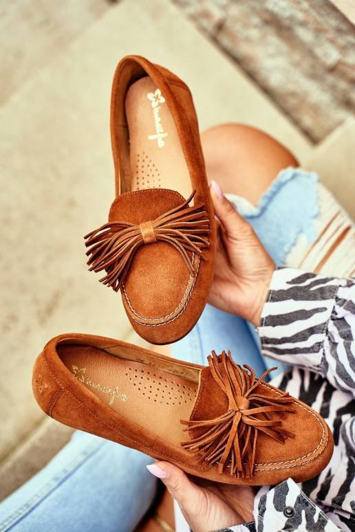 Mocassins Cuir naturel couleur marron... Mocassins Cuir naturel couleur marron...