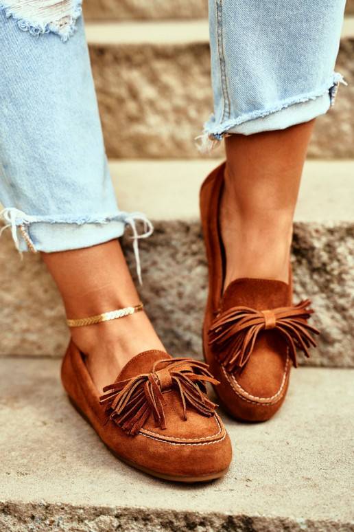 Mocassins Natuurlijk leer bruin kleur... Mocassins Natuurlijk leer bruin kleur...