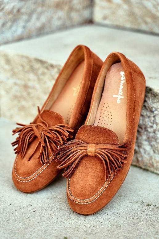 Mocassins Cuir naturel couleur marron... Mocassins Cuir naturel couleur marron...