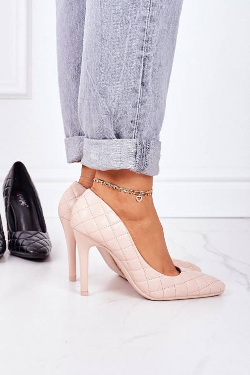 Elegante gewatteerde schoenen met... Elegante gewatteerde schoenen met...