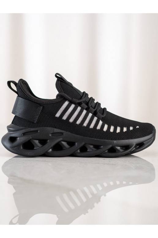 Schwarze Sneakers Modell Schuhe MODE Schwarze Sneakers Modell Schuhe MODE