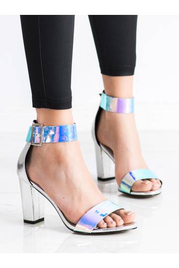 Sandalen met hak en...