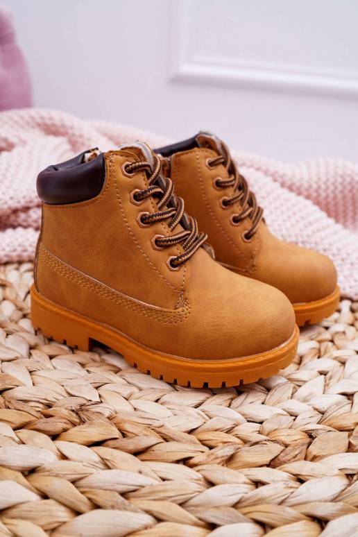 Bottines à lacets pour enfants avec... Bottines à lacets pour enfants avec...