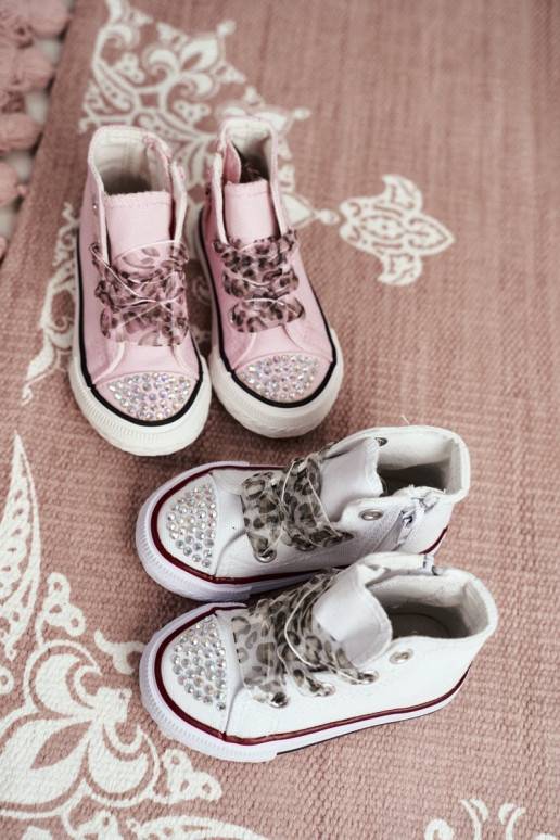 Kinder-Sneaker mit Sohlen in weißer... Kinder-Sneaker mit Sohlen in weißer...