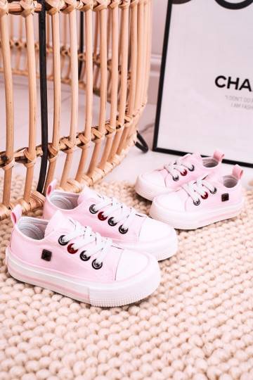 Baskets pour enfants du modèle classique, couleur rose 2