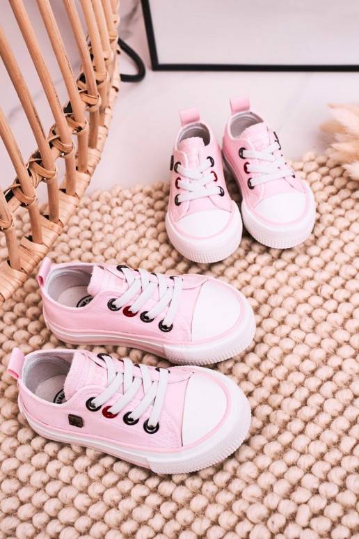 Baskets pour enfants du modèle classique, couleur rose