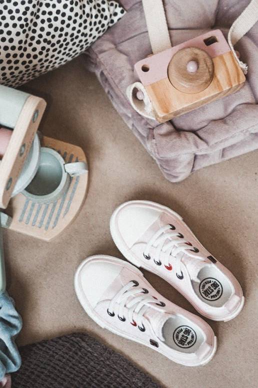 Baskets pour enfants du modèle classique, couleur rose