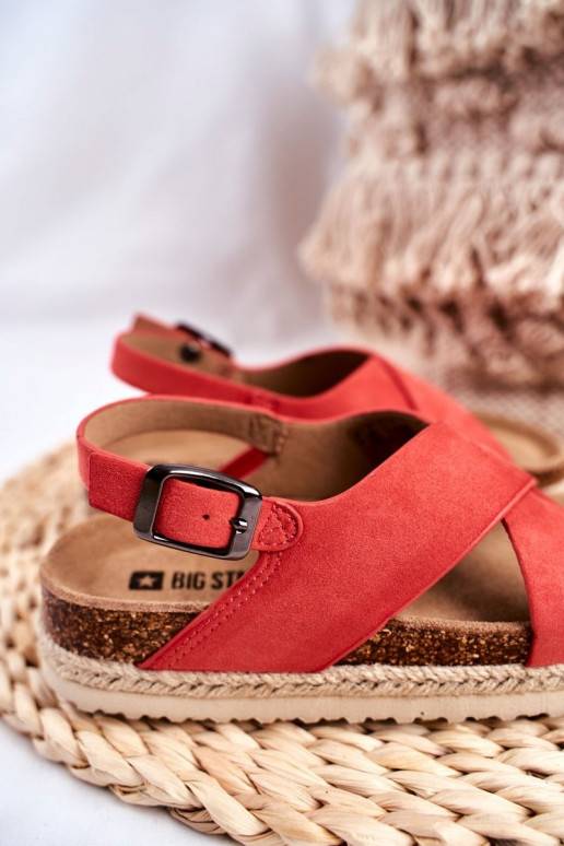Sandales enfant couleur corail