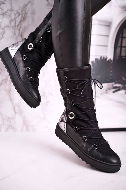 bottes de neige en daim avec fourrure... bottes de neige en daim avec fourrure...