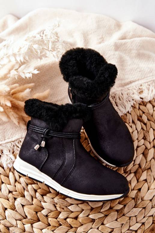 Bottes de neige enfant Big Star BB374056BS noir